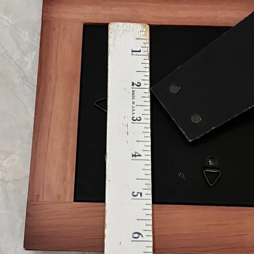 Rare Woods Picture Frame for 5x7 Photos Portrait Free Standing Brown Wood